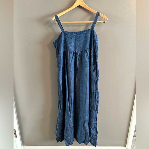 NATURAL LIFE Chambray Blue Patti Maxi Dress - Picture 2 of 11